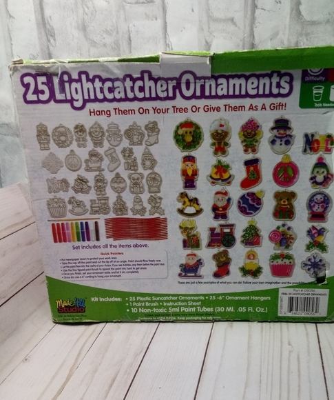 25 Lightcatcher Ornaments Kids Craft Hobby Set - Picture 10 of 10